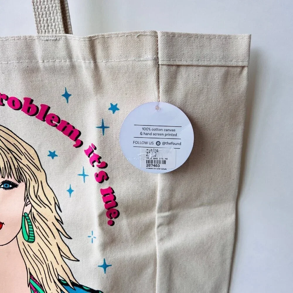 Taylor Swift Canvas tote , large